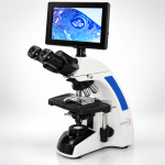 Advanced Infinity Corrected Digital Trinocular Microscope with LCD Touch Pad